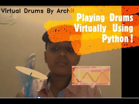 Virtual Drums using Python !