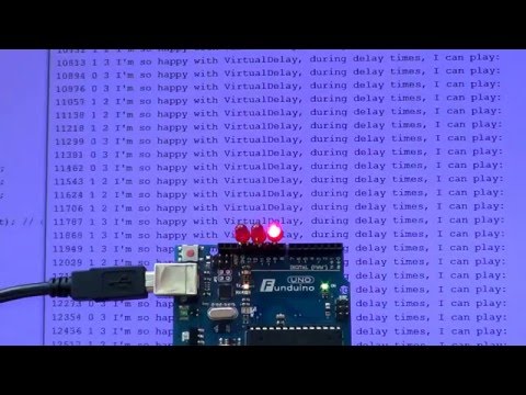 VirtualDelay library: a non-blocking delay for the Arduino