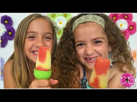 WATERMELON &amp;amp; PINEAPPLE CREAM SWIRL POPSICLES - YUM!