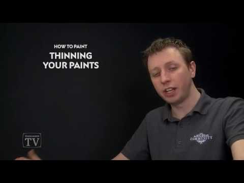 WHTV Tip of the Day - Thinning your paints.