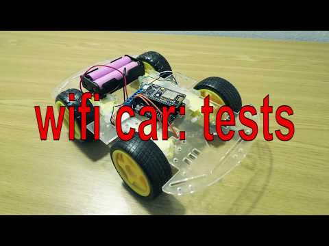 WIFI car on ESP8266 with Blynk control.