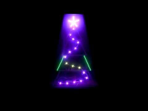 WS2812 Animated LED Christmas Tree Project