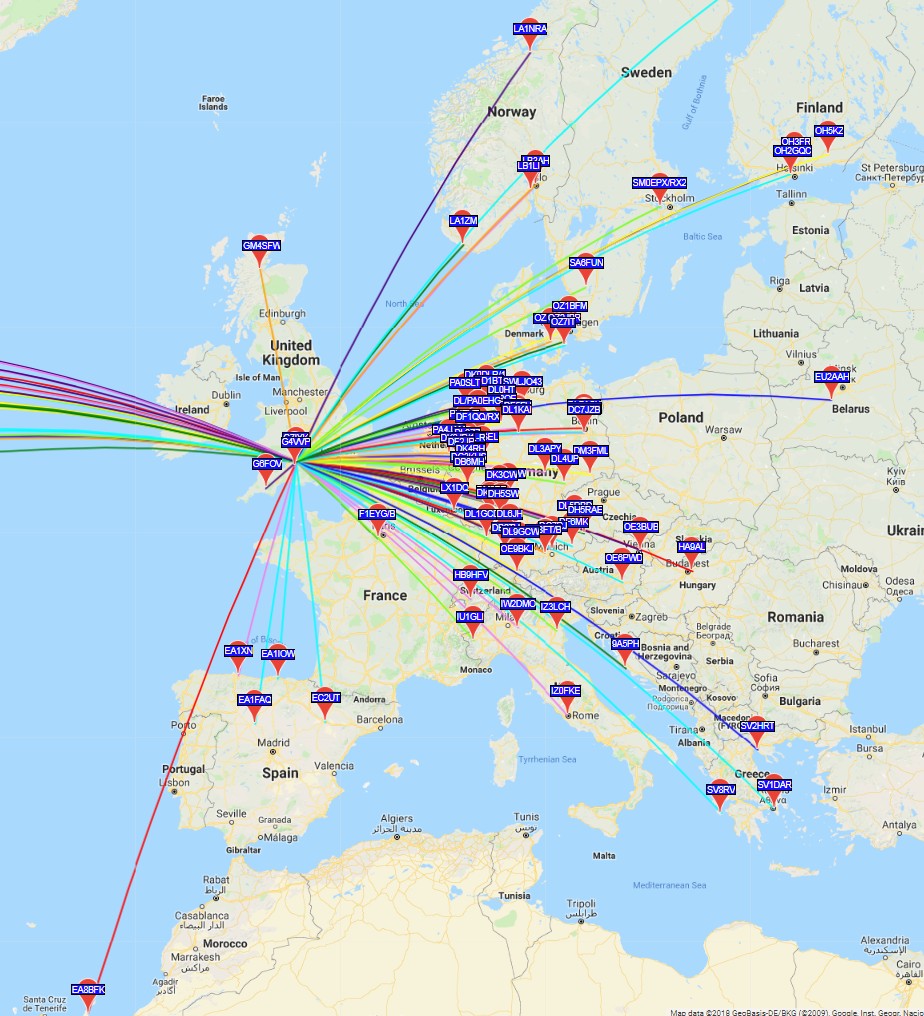 WSPR first radiated contacts Europe.jpg