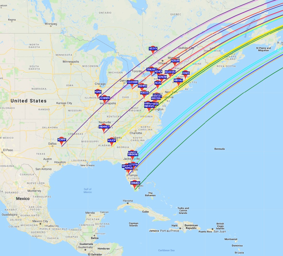 WSPR first radiated contacts USA.jpg