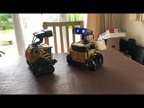 Wall e's doing a Synchronised..ish duet with a copyright free song called Everybody Poops.