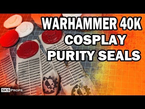 Warhammer 40K Cosplay Purity Seals