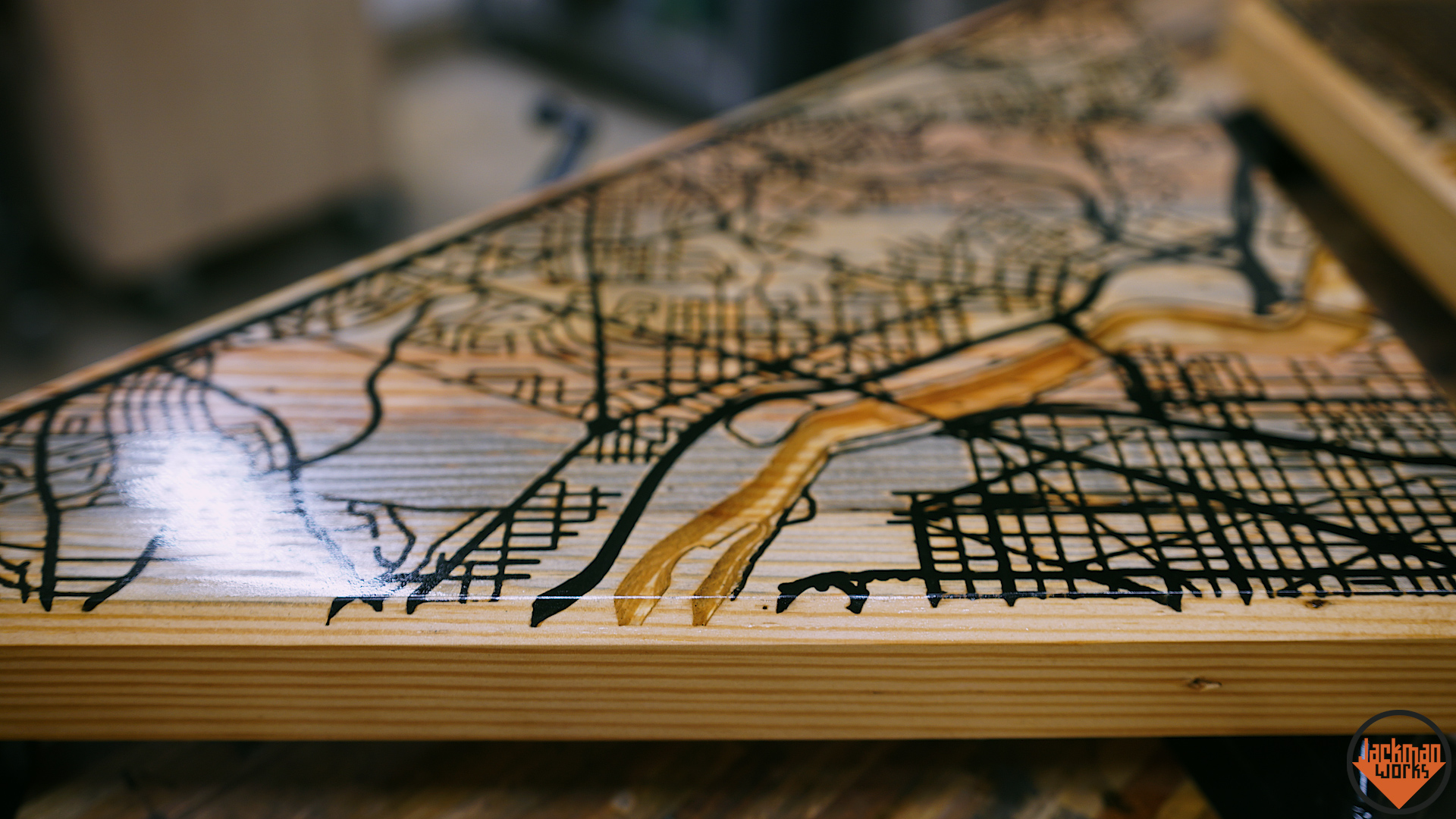 Washington D.C. Reclaimed Wall Map with Epoxy Resin River Road Inlay 38.jpg