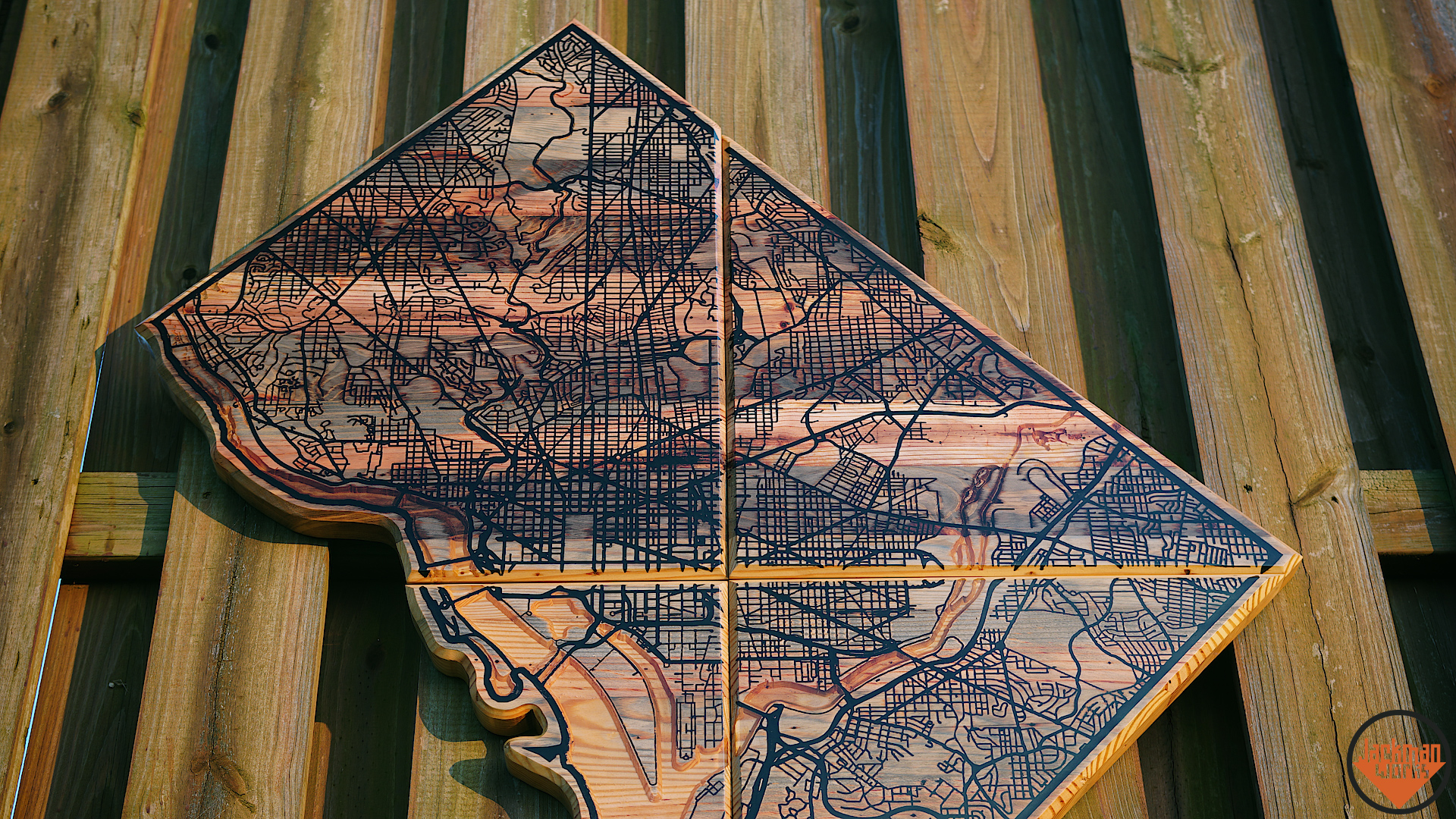 Washington D.C. Reclaimed Wall Map with Epoxy Resin River Road Inlay 44.jpg