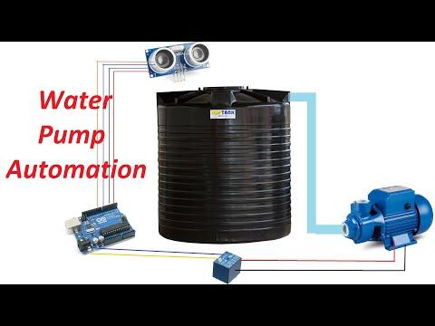 Water Pump Automation with Ultrasonic Sensor | Home Automation