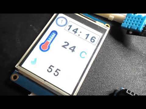 Weather Station with Nextion Display and Visuino