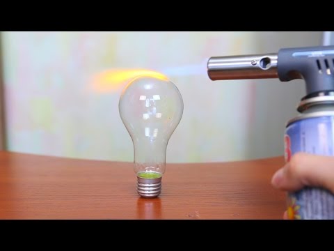 What can be made from an incandescent lamp