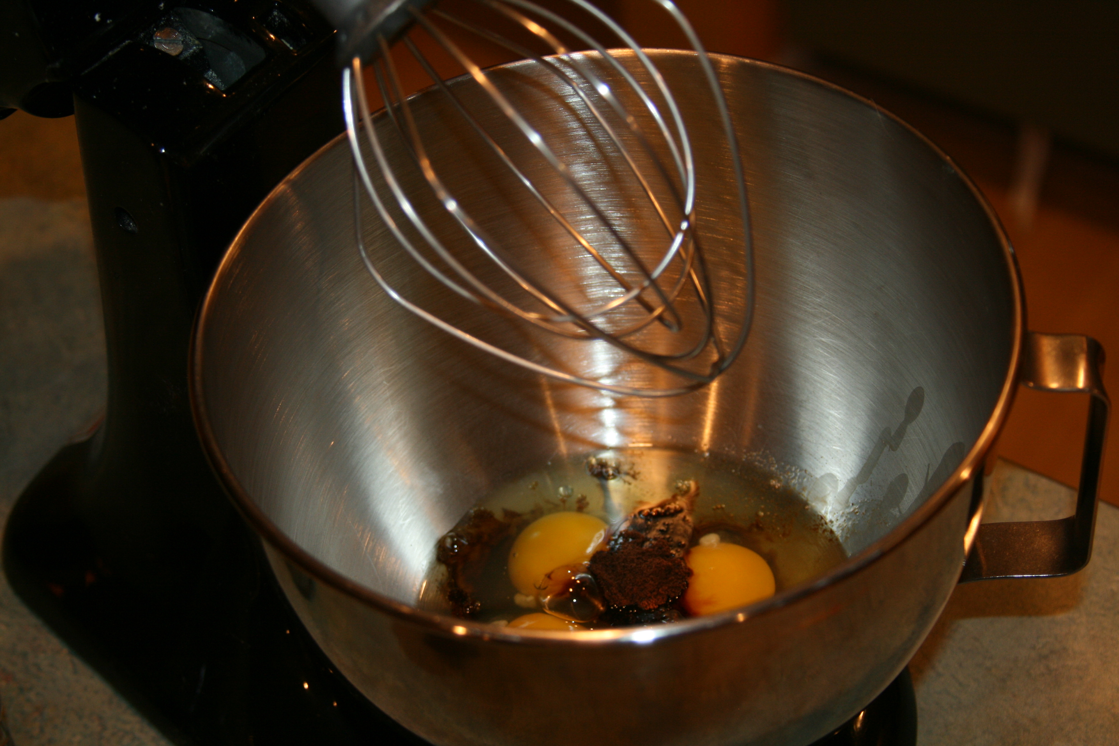 Whisking Eggs, Espresso Powder, Salt &amp; Vanilla.JPG