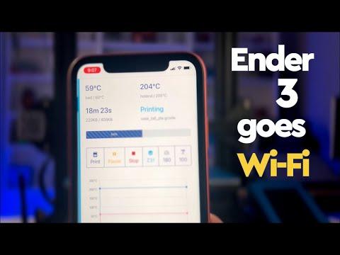 Wi-Fi Dashboard for my Creality Ender 3