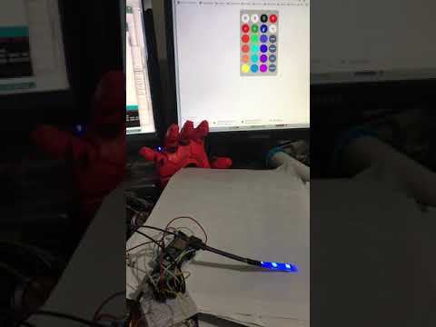 WiFi Controlled RGB LED strip using ESP8266.