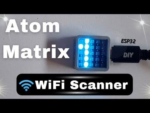 Wifi Scanner ATOM Matrix ESP32 M5Stack