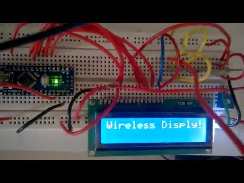 Wireless Display using Arduino