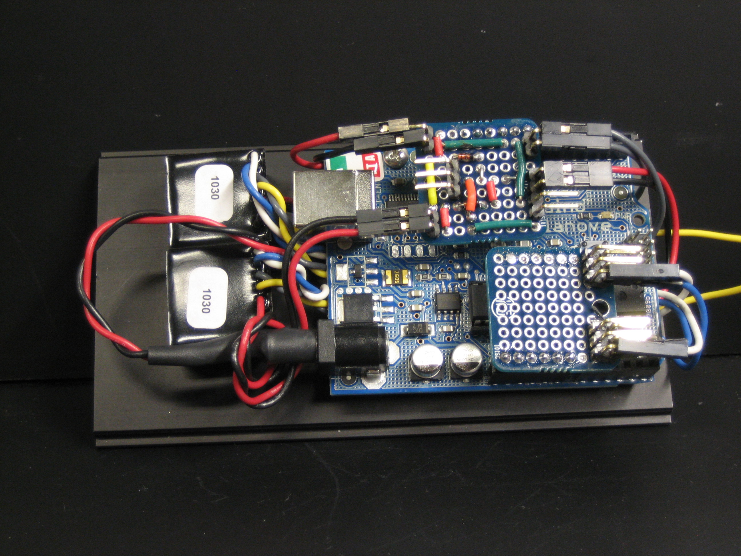 Wiring the Arduino - Wired Arduino.JPG