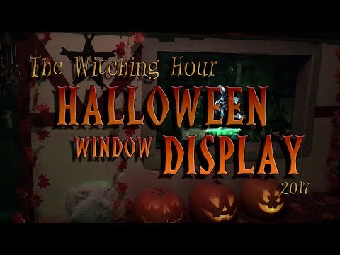Witching Hour Halloween Window Display