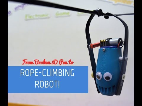 Wizard: The Rope-Climbing Robot