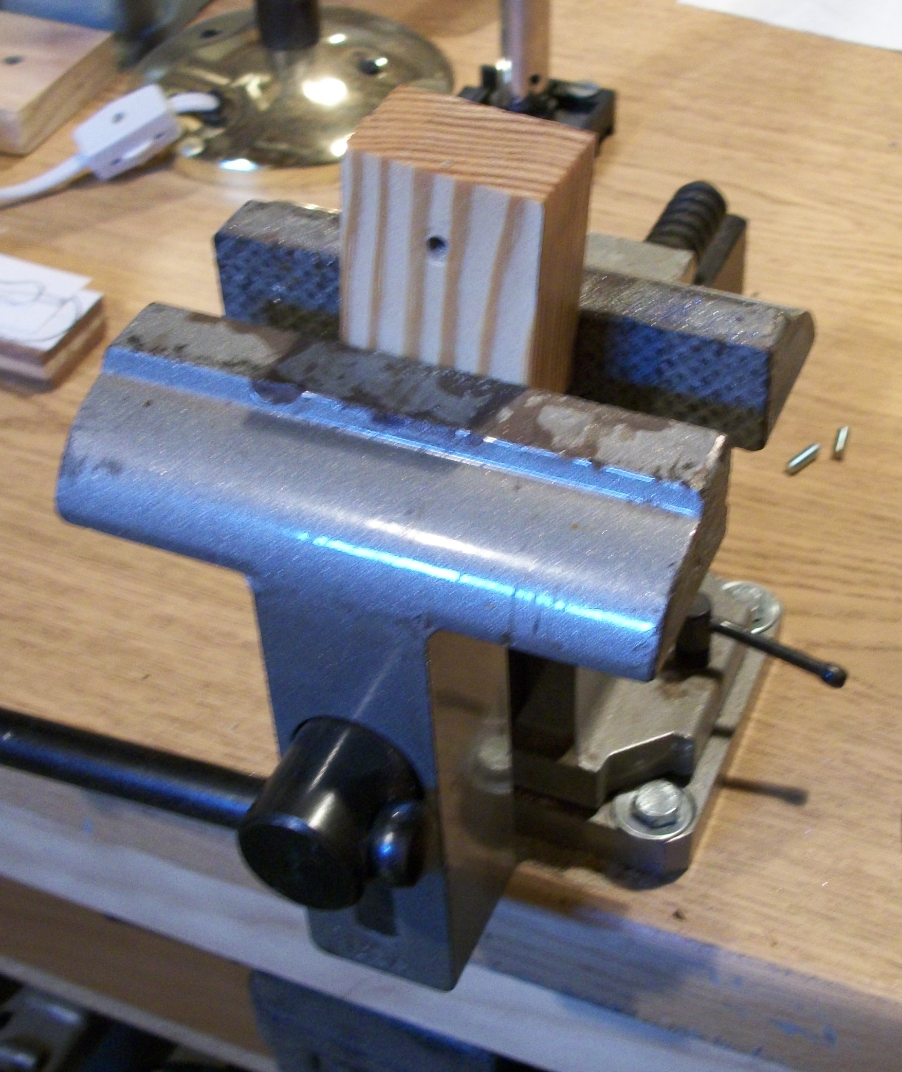 Wood Block in Vise.JPG