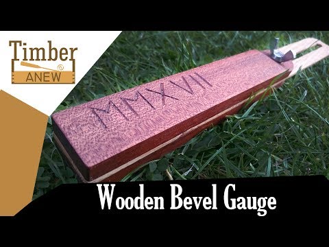 Wooden Bevel Gauge - Hand Tool Build Off 2017 - Woodworking Project