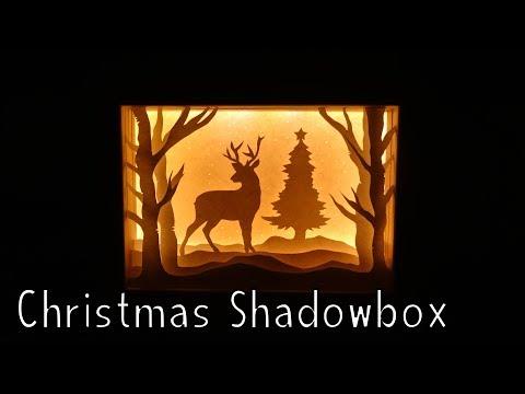 Wooden Creations - Christmas Shadowbox | How To Woodworking