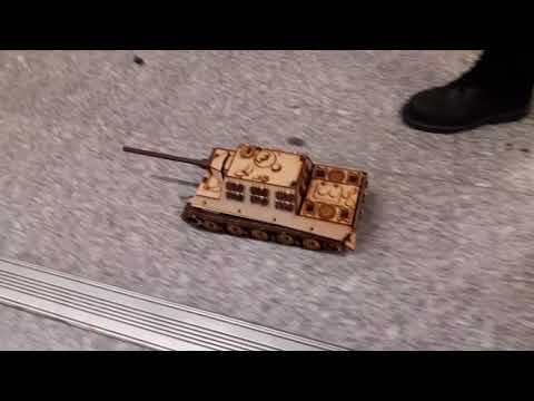 Wooden Jagdtiger at the Paris Maker Faire 2019