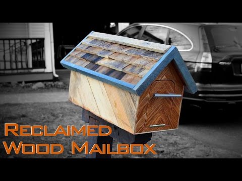Wooden Mailbox (from trash to Christmas present)