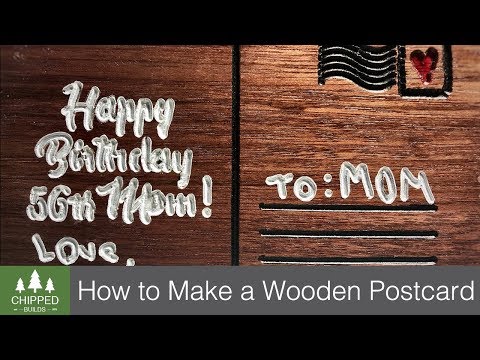 Wooden Postcard || How To