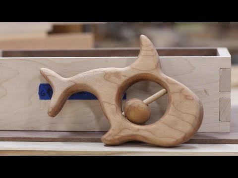 Wooden Whale Baby Rattle Build | Easy Woodworking Project