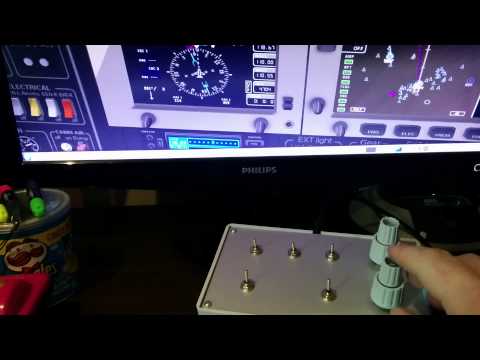 X-Plane switch box from a joypad