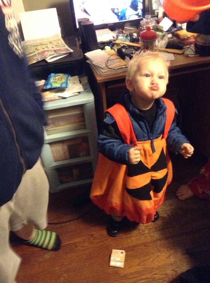 Xzavier's Halloween Costume too cute smoochy face.jpg