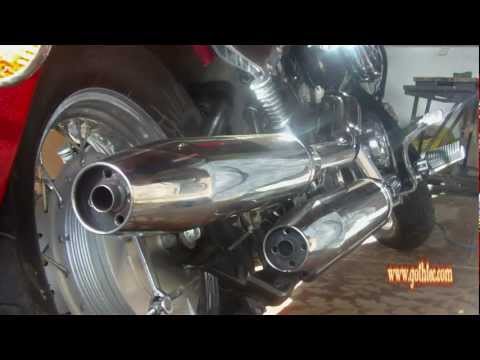 Yamaha Dragstar Exhaust Modification - No rejet!