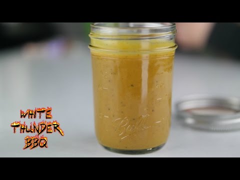 Yellow Gold BBQ Sauce | Honey Mustard BBQ Sauce Recipe | White Thunder BBQ