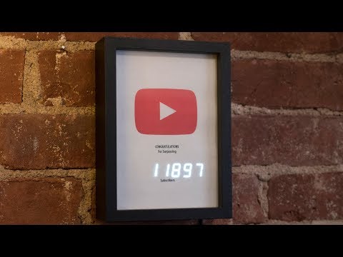 YouTube Subscriber Counter v2 // Becky Stern