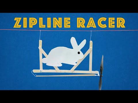 Young Engineers: Zipline Racer - Fast and Fun DIY STEM Project for Kids and Students