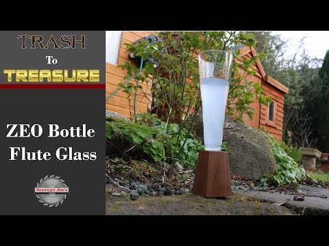 ZEO Bottle Flute Glass - Trash To Treasure