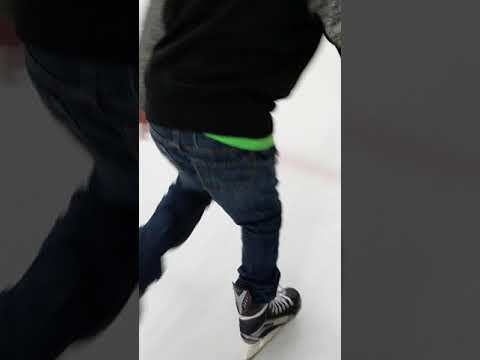 Zachary skating first time