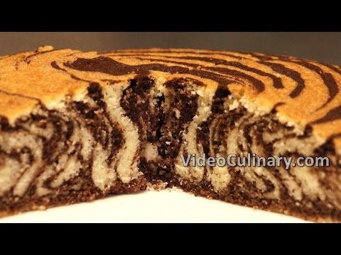 Zebra Cake Recipe - Video Culinary