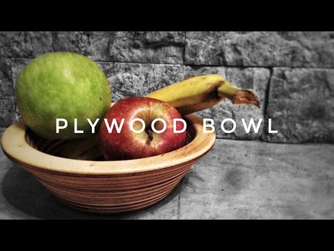 ZepLabs: Chuckless Plywood Bowl