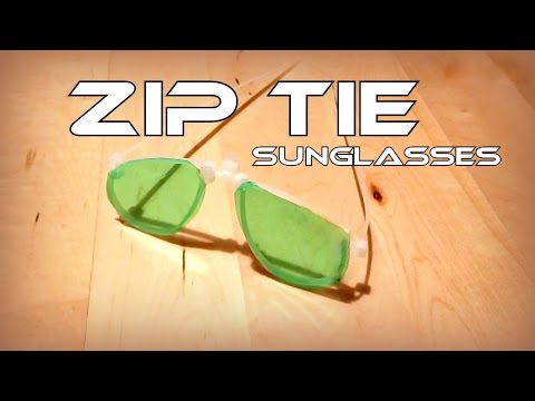 Zip Tie Sunglasses - Life Hack