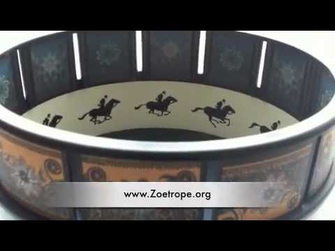 Zoetrope Animation Toy Of A Galloping Horse | Zoetrope