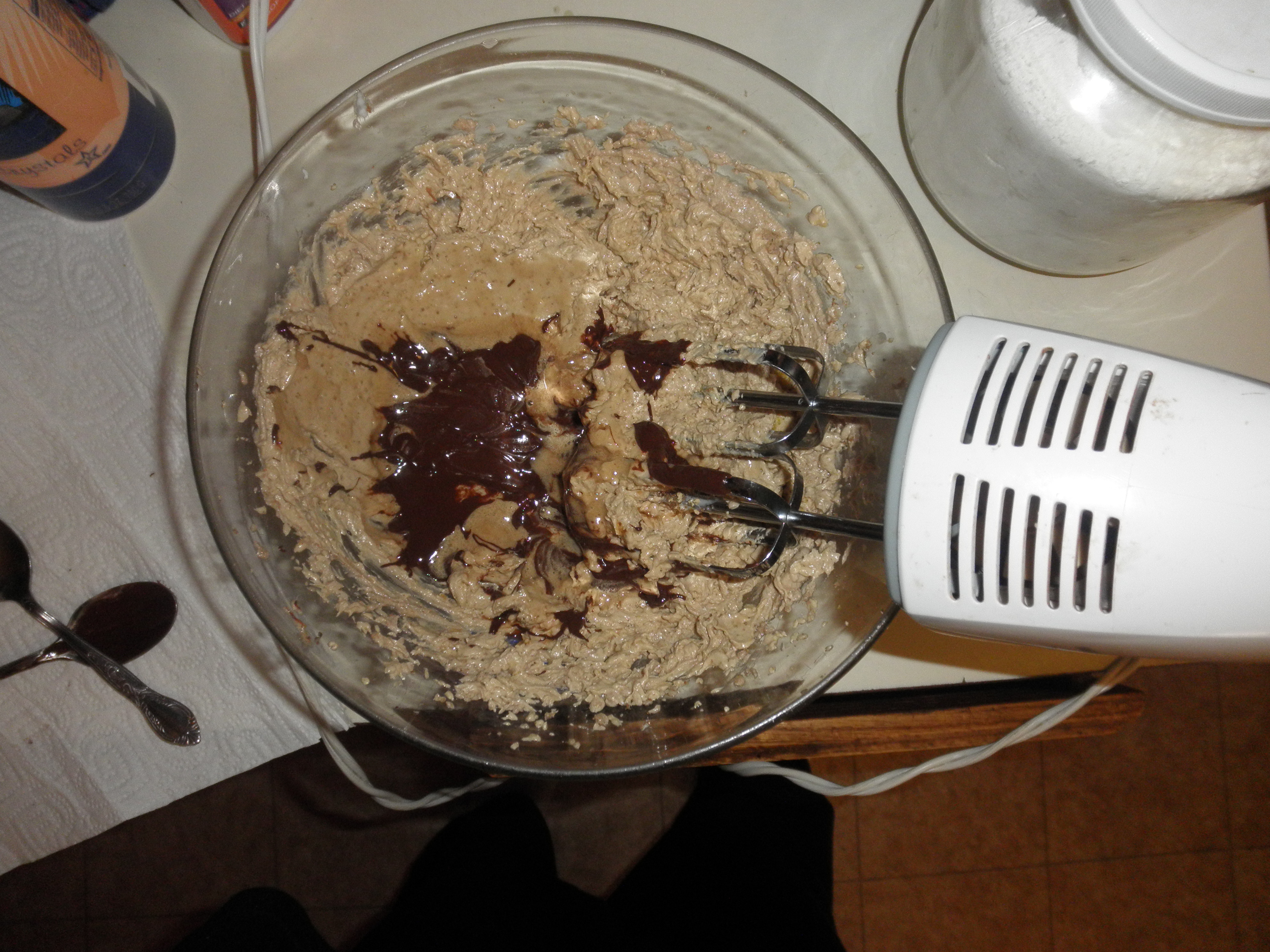 add somne chocolate to the batter.jpg