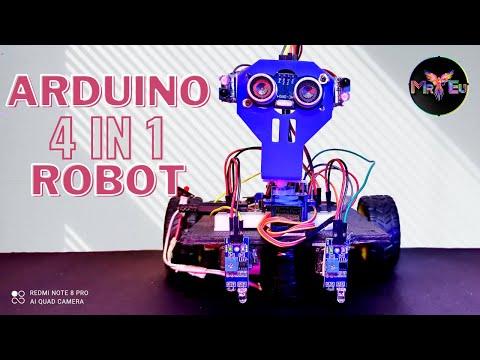 arduino 4 in 1 robot I arduino robot projects of 2021