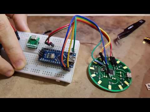 arduino atmega burn bootloader and code (Christmas Tree ATmega )