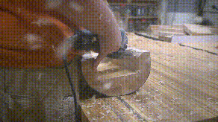 building a christmas story leg lamp 16gif.gif
