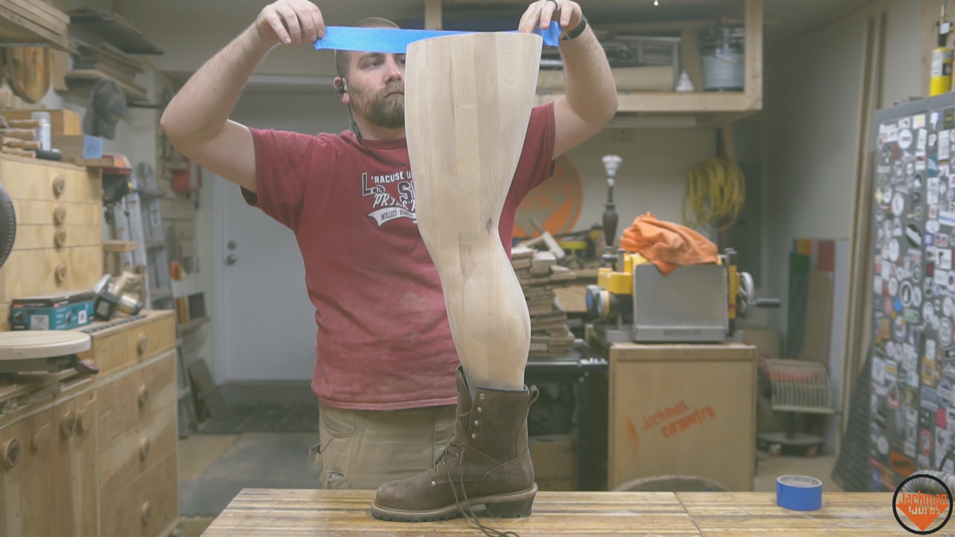 building a christmas story leg lamp 19.jpg