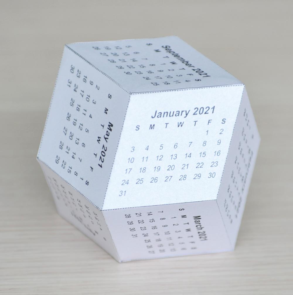 calendar Rhombic dodecahedron_1.JPG