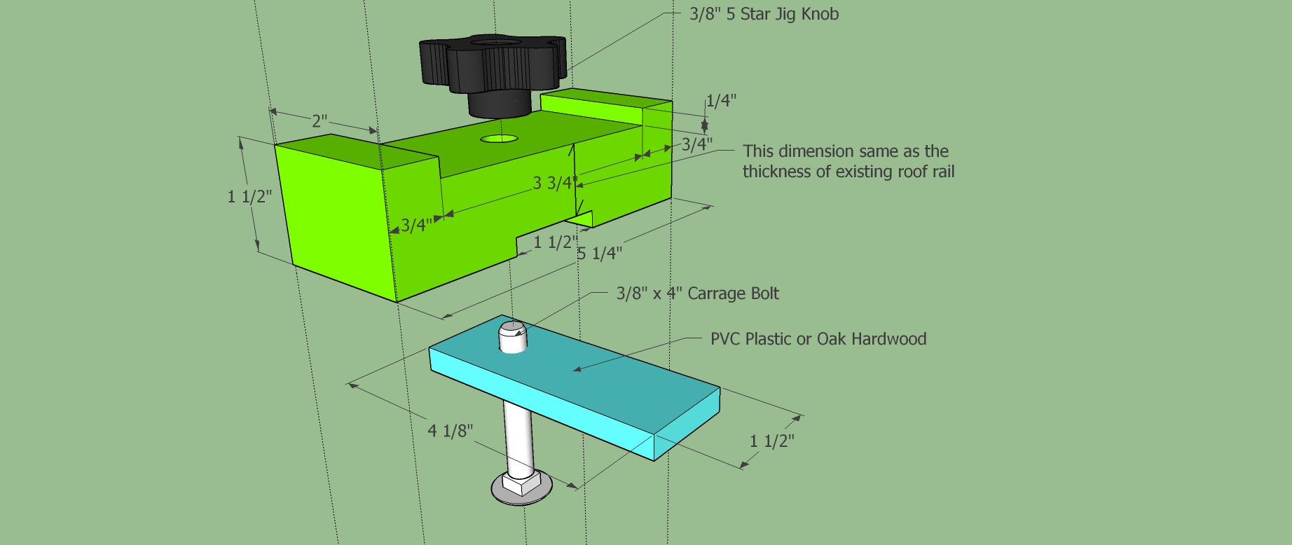 cartop roof rack  crossbars parts dims final.jpg