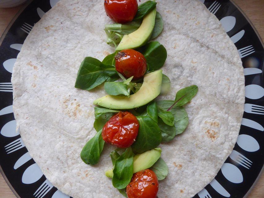 chicken wrap with avocado and tomato.JPG